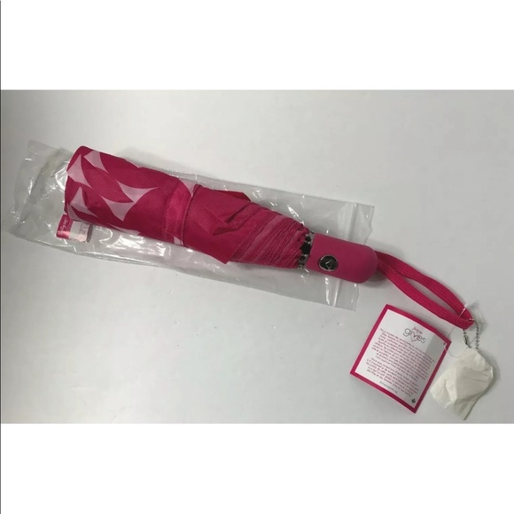 Thirty-one Hot Pink/White Polkadot Umbrella - Picture 5 of 10